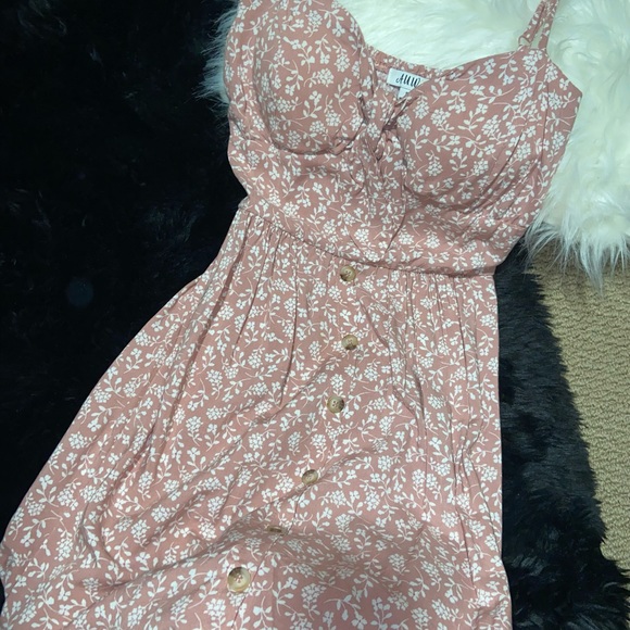 Strappy Flora Mini Dress - Picture 5 of 6